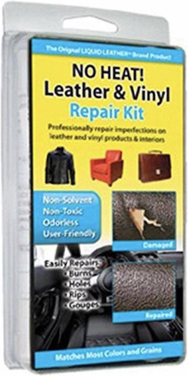 Liquid Leather Air-Dry Repair Kit (30-123) - Repair Tears, Cuts, Burns - 7  Color Options - Special Tool Included