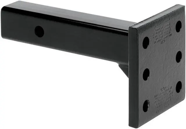 Alt view image 6 of 6 - 63056 Tow Ready Black Pintle Hook Receiver Hitch Mount 6,000 lbs.