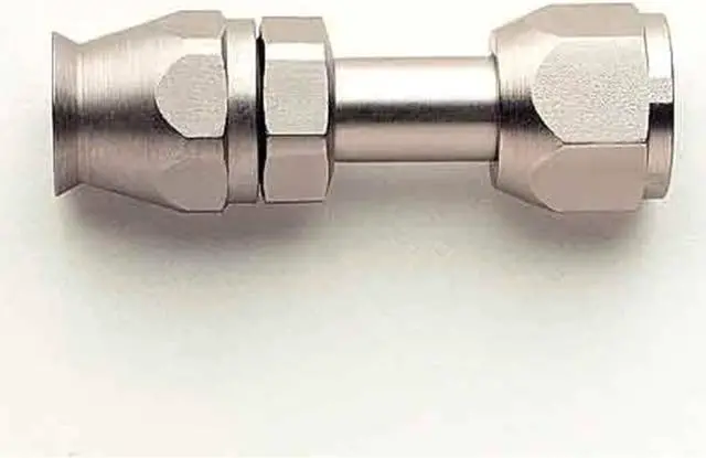 Alt view image 4 of 5 - Aeroquip FCE1712 06AN A/C Straight Female O-Ring Pilot, Nickel Plated Steel