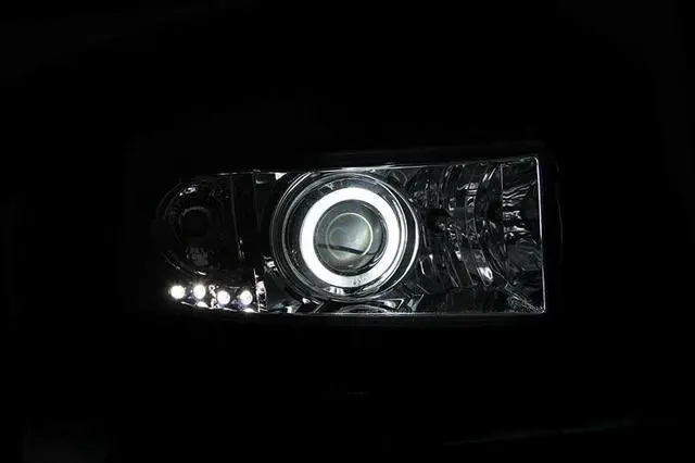 Alt view image 11 of 12 - Anzo USA Headlight Assembly Projector w/Halo