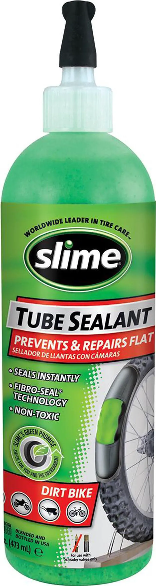Alt view image 3 of 9 - Slime Bicycle Tube Sealant - 16 oz - 10004