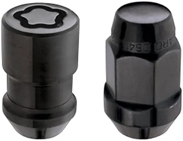 Alt view image 8 of 16 - McGard 84538 Chrome/Black Bulge Style Cone Seat Install Kit; 5 Lug (M12 x 1.5)