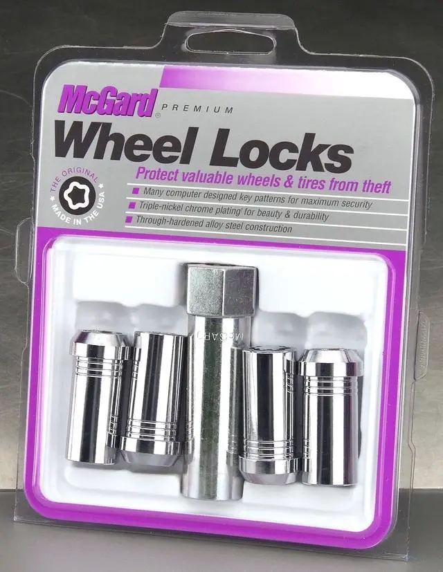 Alt view image 6 of 11 - McGard 25110 Chrome Tuner Style Cone Seat Wheel Lock Set (M14 x 1.5)