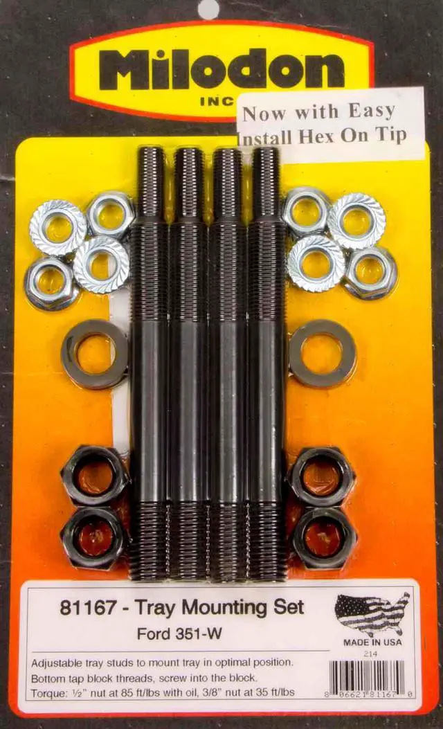 Alt view image 2 of 2 - Milodon 81167 Windage Tray Installation Kit