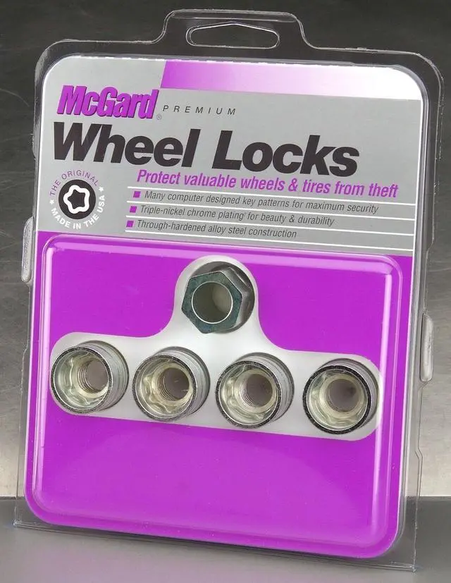 Alt view image 10 of 14 - MCGARD Zinc Oxide 14 mmx2.00 Thread Cone Seat Premium Wheel Lock 4 pc P/N 24024