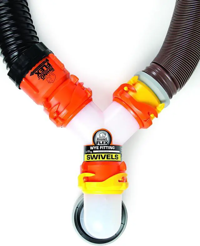 Alt view image 5 of 12 - camco 39812 rhinoflex swivel wye fitting