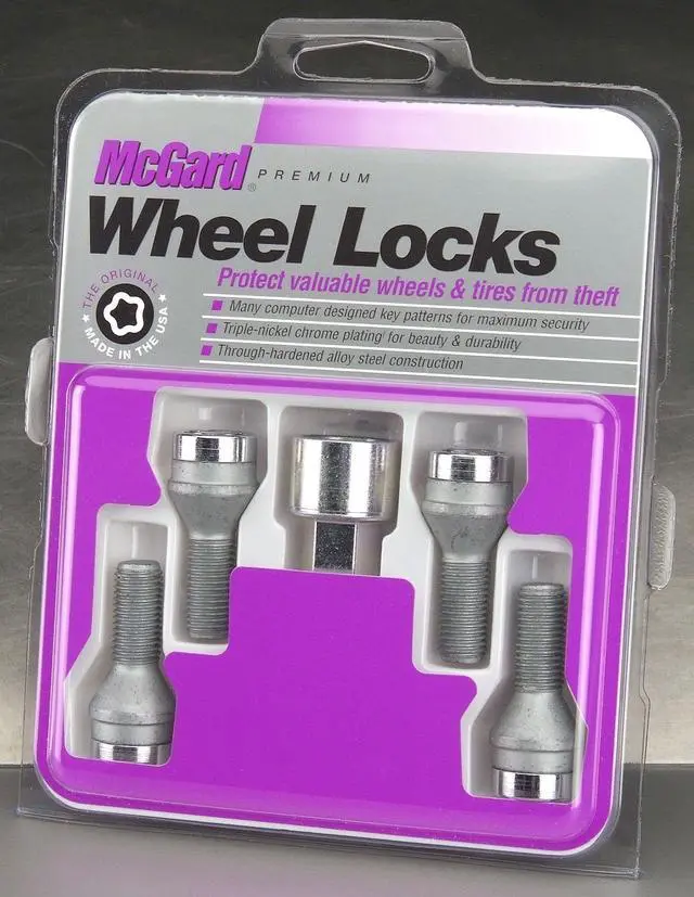 Alt view image 12 of 20 - McGard 27226 Chrome Bolt Style Cone Seat Wheel Lock Set (M14 x 1.25)