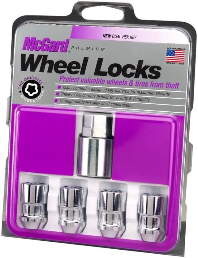 Alt view image 14 of 20 - MCGARD Chrome 12 mm x 1.50 Thread Cone Seat Premium Wheel Lock 4 pc P/N 24137