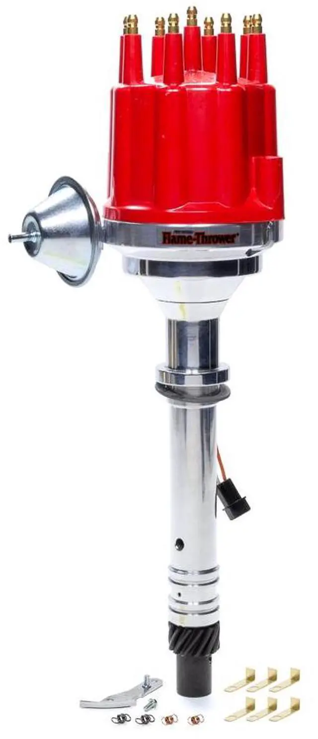 Main image of Billet Distributor Chevy V8 - Red Male Cap