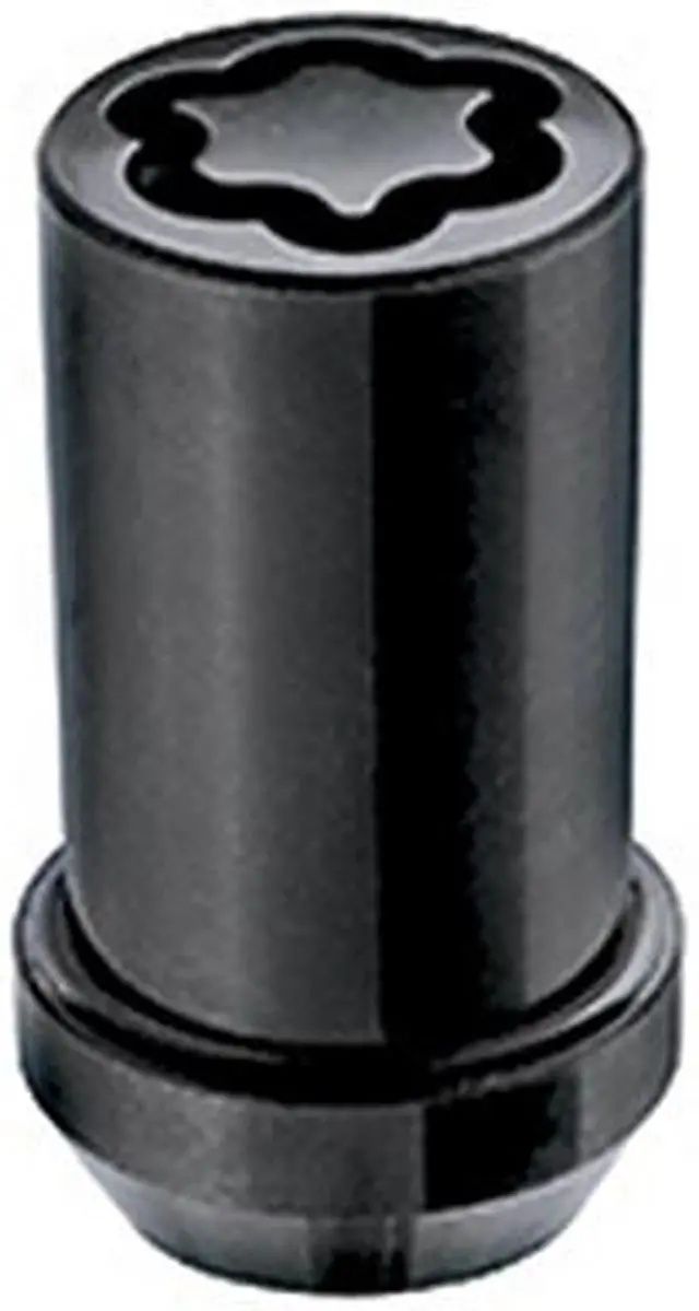 Alt view image 6 of 9 - McGard 25540BK Black Chrome Tuner Cone Seat Wheel Lock Set - 1/2"-20 (13/16")