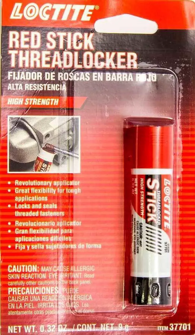 Alt view image 5 of 6 - Loctite 37701 Red Threadlocker Stick - High