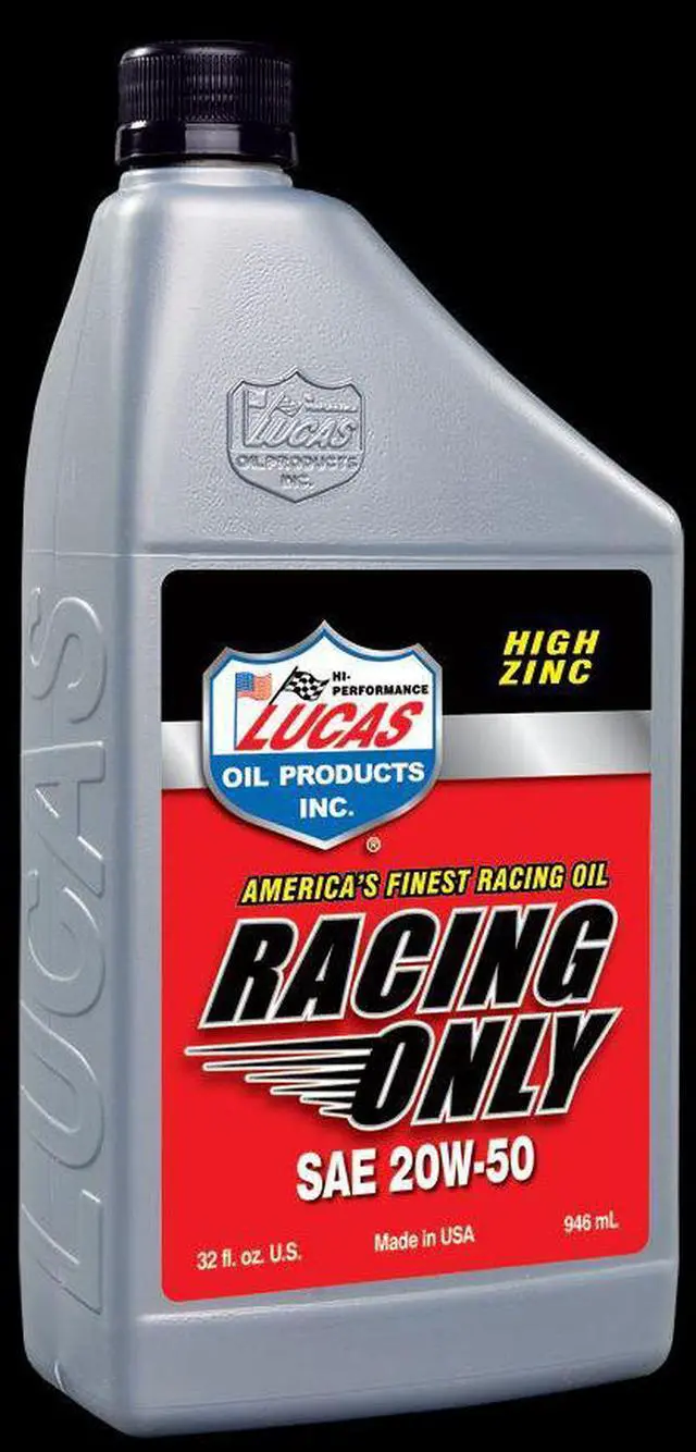 Alt view image 6 of 6 - LUCAS OIL 10620#2 SAE 20W-50 RACING MOTOR OIL/6X1/QUART 10620#2