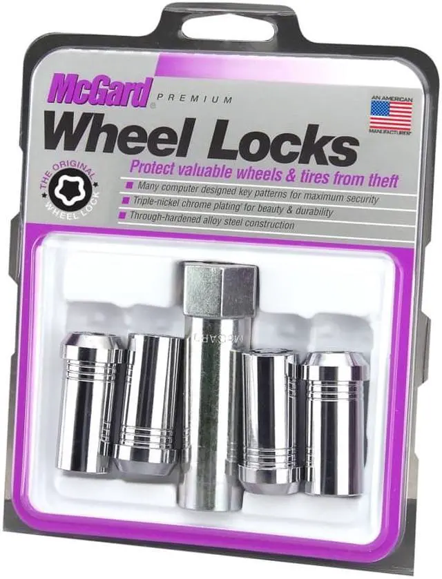 Alt view image 7 of 11 - McGard 25110 Chrome Tuner Style Cone Seat Wheel Lock Set (M14 x 1.5)