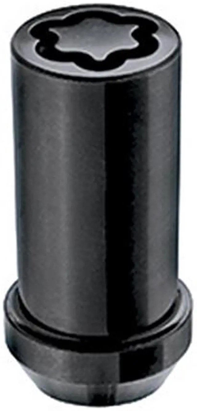 Alt view image 3 of 13 - McGard 25112 Black Chrome Tuner Cone Seat Wheel Lock Set - M14x1.5 (1")