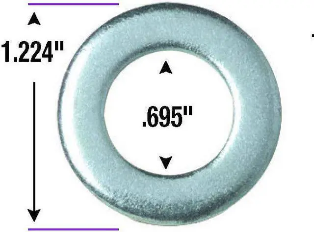 Alt view image 2 of 4 - Gorilla G2079903 SHORT SHANK WASHER 100/BX