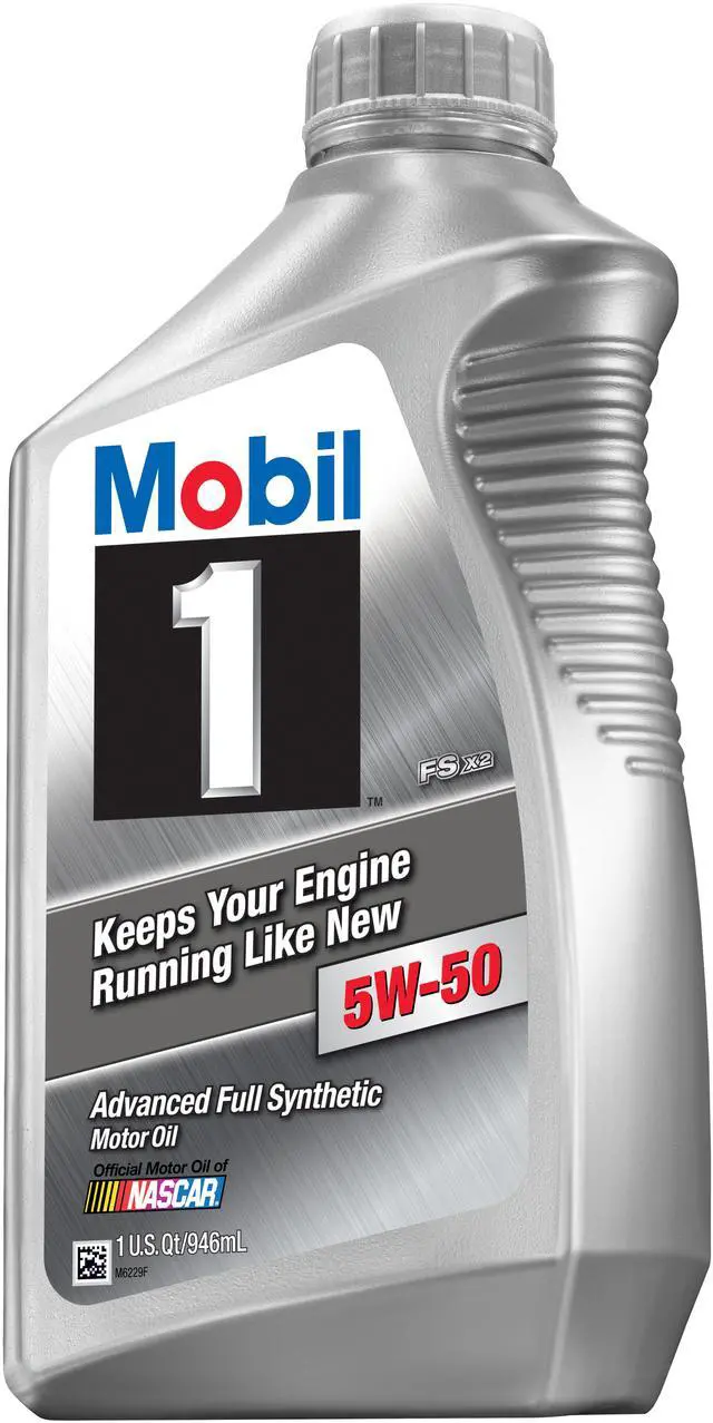 Alt view image 5 of 5 - Mobil 1 106035 Synthetic 5W-50 Motor Oil - 1 quart