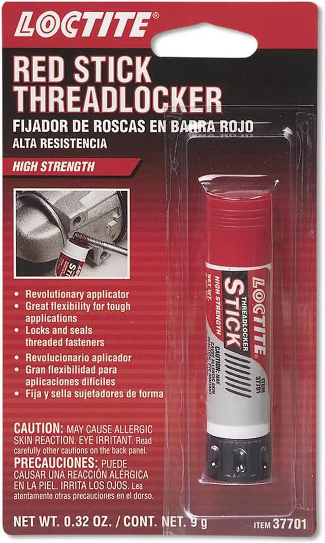Alt view image 6 of 6 - Loctite 37701 Red Threadlocker Stick - High