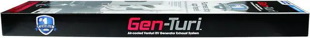 Alt view image 6 of 11 - camco black 44461 genturi generator exhaust system