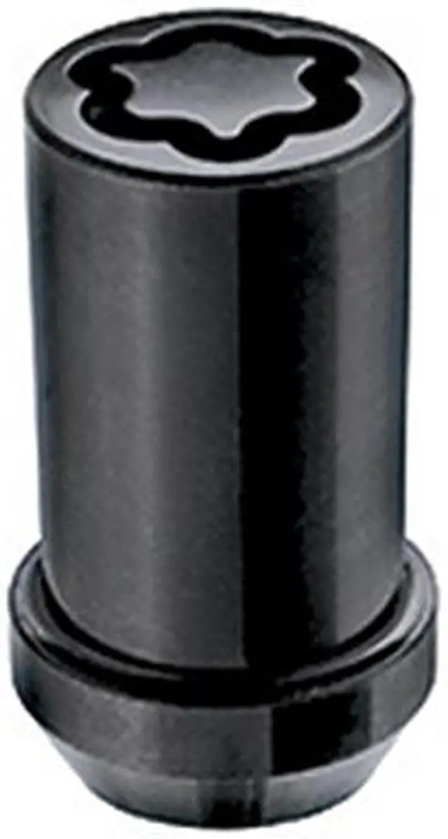 Alt view image 5 of 7 - McGard 25340 Chrome/Black Tuner Style Cone Seat Wheel Lock Set (1/2"-20)