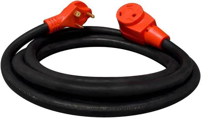 Alt view image 3 of 9 - valterra a10-3010eh mighty cord 30 amp extension cord w/handle - 10', red
