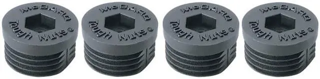 Alt view image 5 of 14 - McGard 70002 Black Nylon Caps (Set of 4) - For use with Racing Lug Nuts