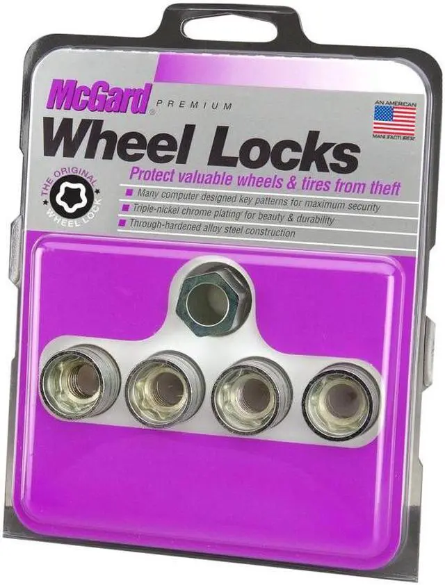 Alt view image 12 of 14 - MCGARD Zinc Oxide 14 mmx2.00 Thread Cone Seat Premium Wheel Lock 4 pc P/N 24024