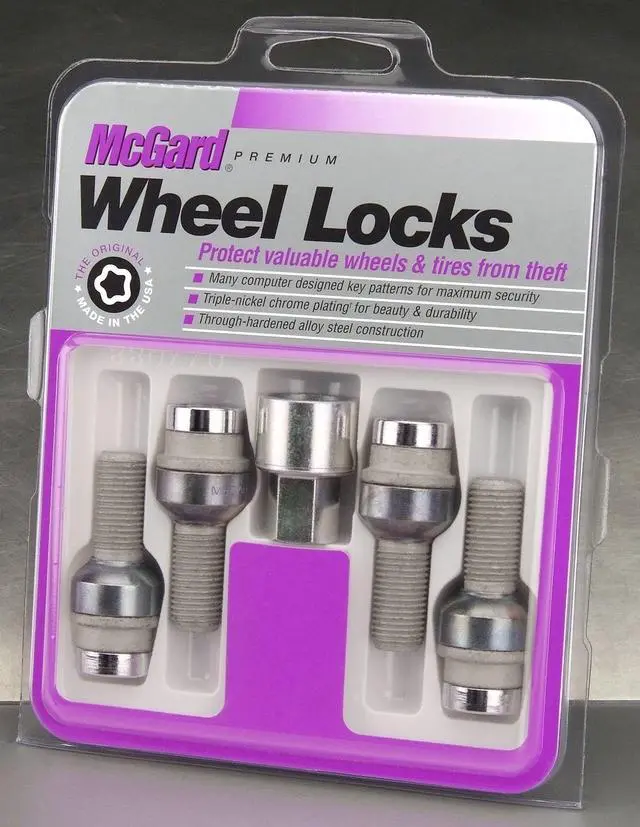 Alt view image 13 of 16 - McGard 28020 Chrome Bolt Style Radius Seat Lock Bolt Set (M14 x 1.5)