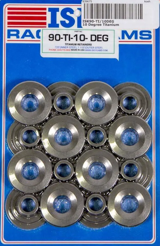 Main image of 10 Degree Titanium Retainers (16)