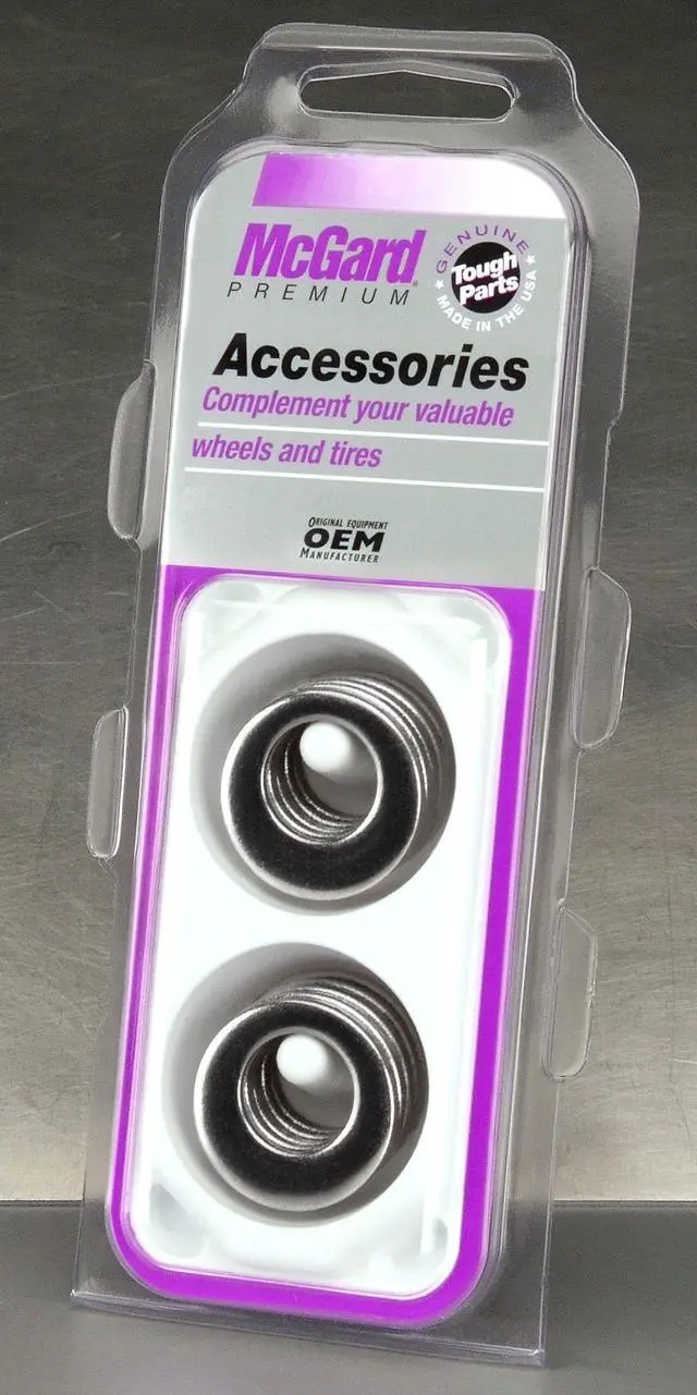 Alt view image 7 of 10 - McGard 78714 Stainless Steel Cragar Offset Hole Mag Washer - Pack of 10