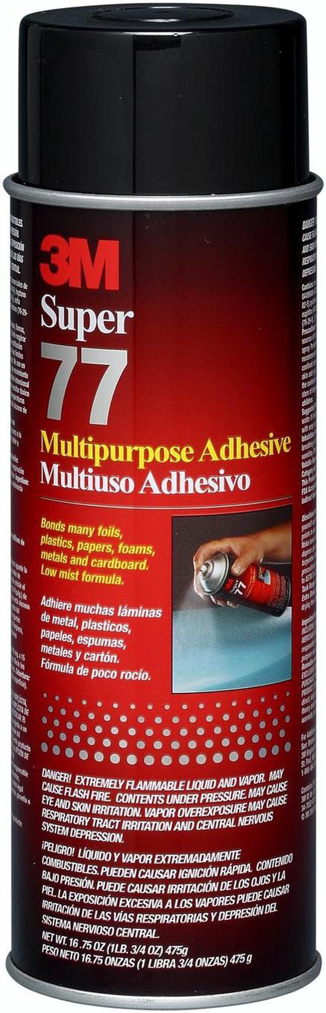 Scotch Super 77 Multipurpose Spray Adhesive 13.57 oz Dries Clear