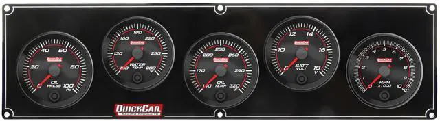 Main image of Redline 4-1 Gauge Panel OP/WT/OT/Volt w/2-5/8 Ta