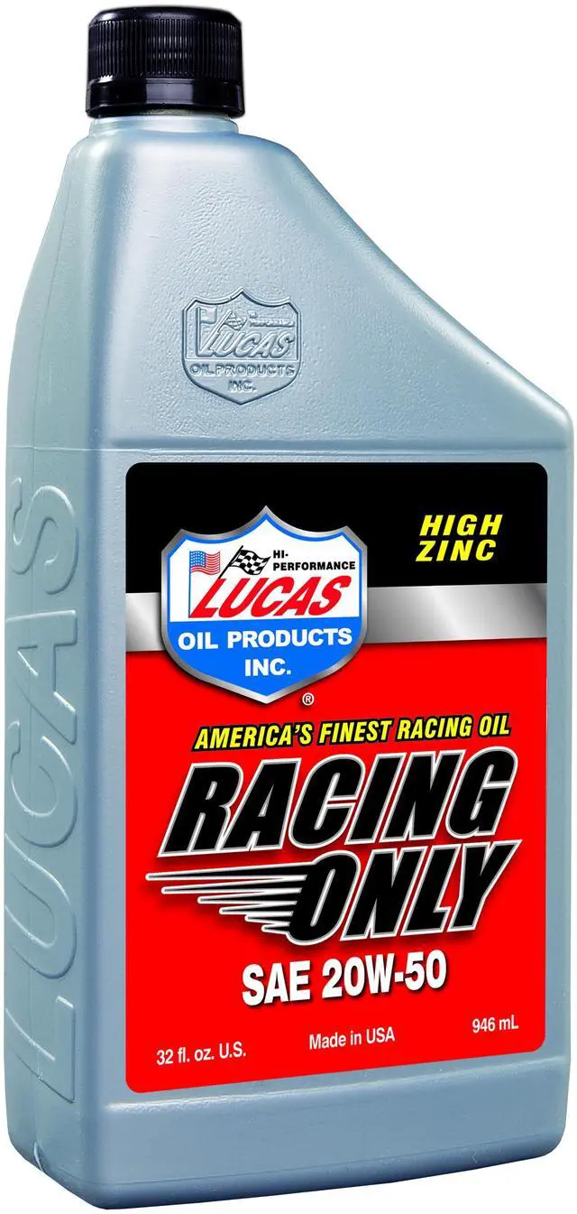 Alt view image 4 of 6 - LUCAS OIL 10620#2 SAE 20W-50 RACING MOTOR OIL/6X1/QUART 10620#2