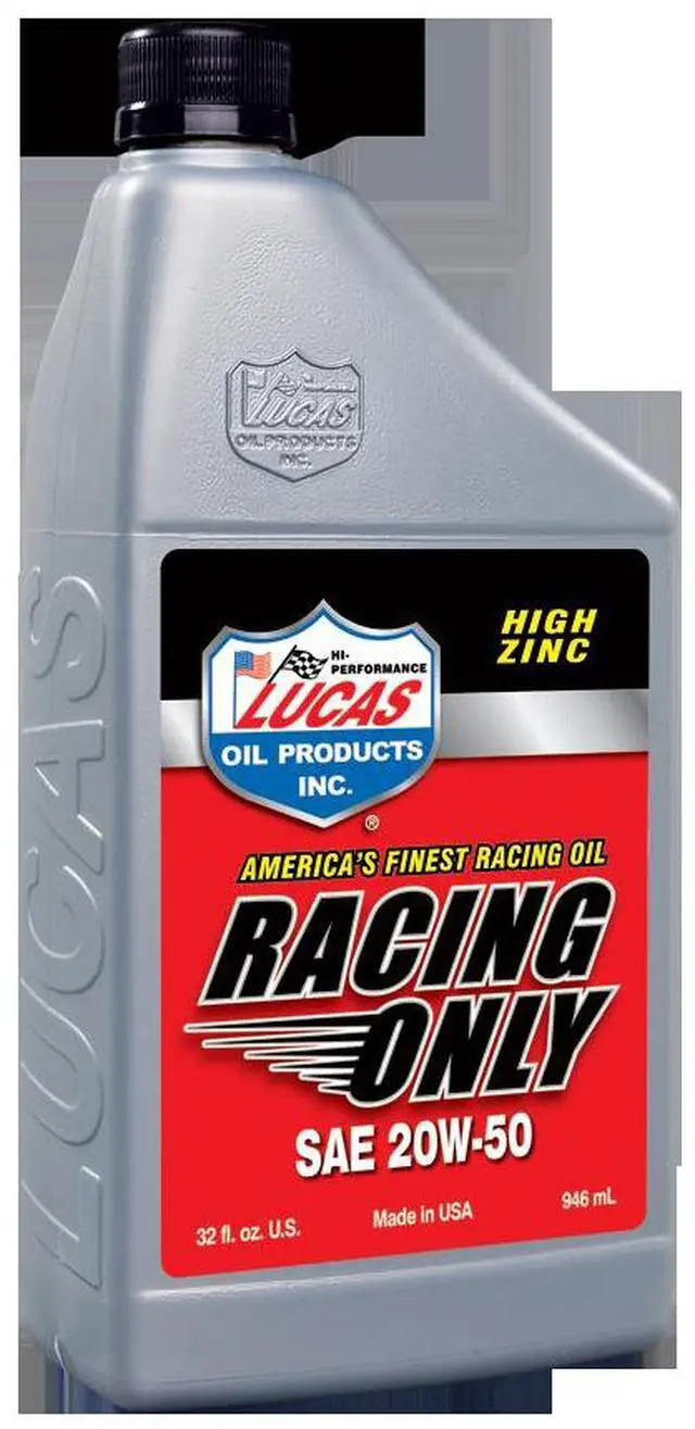 Alt view image 5 of 6 - LUCAS OIL 10620#2 SAE 20W-50 RACING MOTOR OIL/6X1/QUART 10620#2