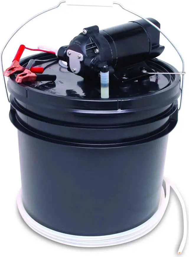 Alt view image 4 of 7 - SHURFLO OIL CHANGE PUMP WITH 3 GALLON BUCKET 8050-305-426