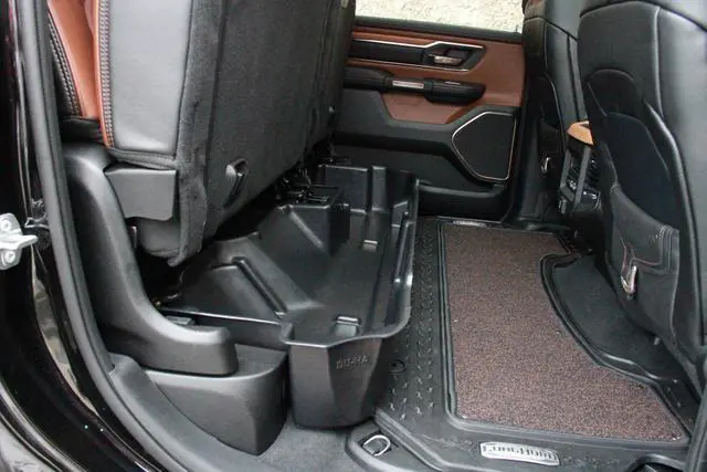 Alt view image 9 of 16 - DU-HA 30100 Underseat Gun Storage System for 19-21 Dodge Ram 1500 Crew Cabs