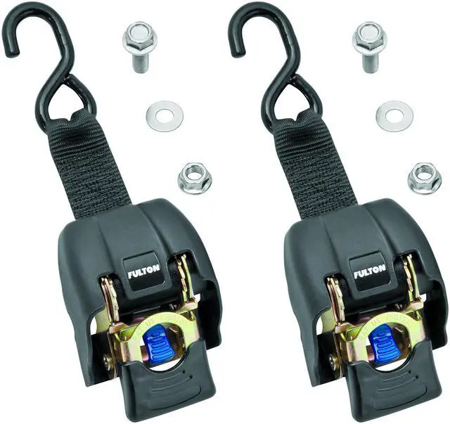 Alt view image 3 of 7 - Fulton Transom Ratchet Tie Down - 2" x 43" - 2-Pack