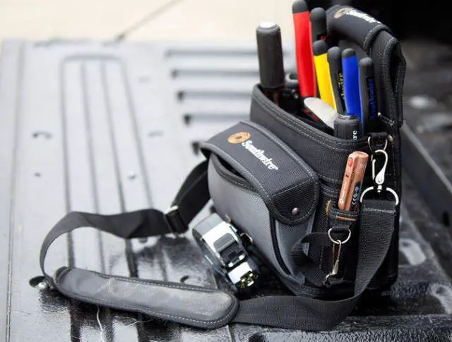 Alt view image 9 of 11 - southwire tools & equipment bagesp electrician's shoulder pouch tool carrier