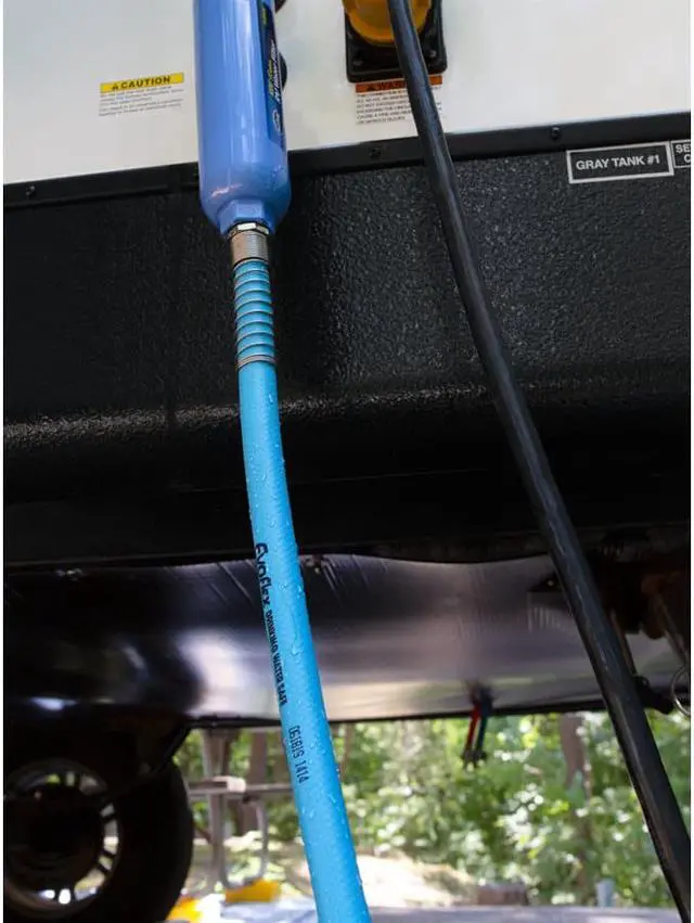 Alt view image 6 of 15 - camco evoflex 4foot hose | 5/8inch diameter | designed for recreational use | drinking water safe | super flexible 22590