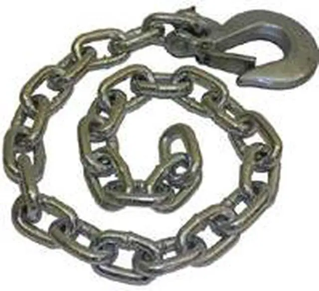 Alt view image 5 of 13 - BUYERS PRODUCTS 11275 Safety Chain,Silver,3/8" Sz,2-3/64"W