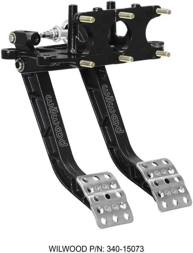 Alt view image 2 of 2 - Wilwood 340-15073 Brake Pedal (Reverse Swing Triple Master Cylinder Tru-Bar)