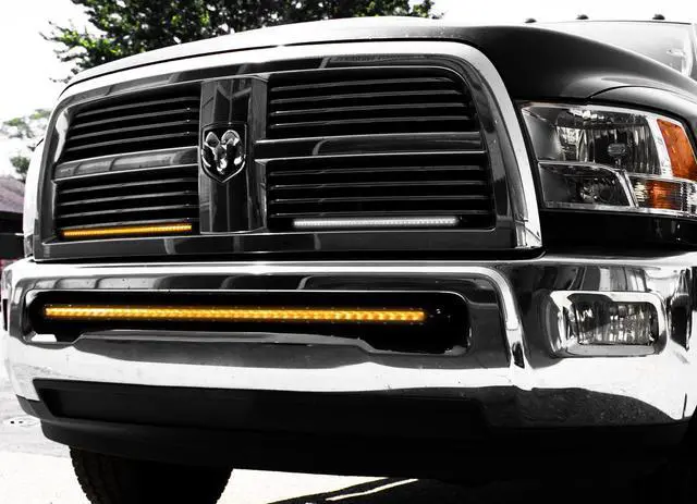 Alt view image 6 of 11 - RSLP8 - LoPro Series Ultra Slim 8in 30W LED Light Bar w/ White/Amber Function
