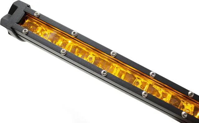 Alt view image 5 of 11 - RSLP8 - LoPro Series Ultra Slim 8in 30W LED Light Bar w/ White/Amber Function