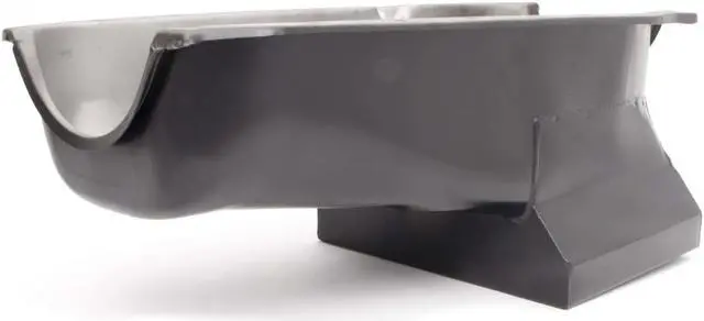 Main image of Racing Power Company R9716 Black Drag Race Oil Pan for Small Block Chevy