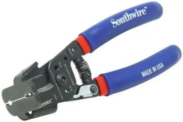 Alt view image 12 of 16 - Southwire SNM1214HH-US ROMEX BOXJaw Dual Wire Stripper and Cutter for 12/2 & 14/2 Romex NMB JACKETS, 12AWG and 14AWG Solid Wire