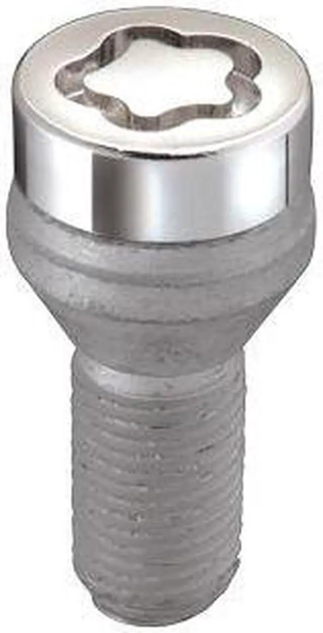Alt view image 12 of 12 - McGard 27205 Chrome Bolt Style Cone Seat Wheel Lock Set (M14 x 1.5)