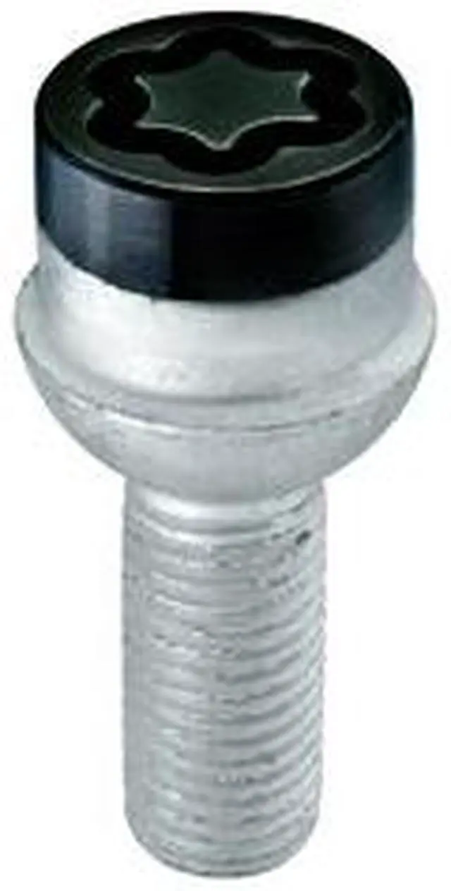 Alt view image 8 of 14 - McGard 28318 Black Chrome Bolt Radius Seat Wheel Lock Set - M14x1.5 (17mm)