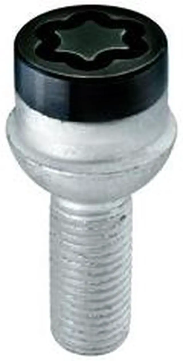 Alt view image 12 of 14 - McGard 28318 Black Chrome Bolt Radius Seat Wheel Lock Set - M14x1.5 (17mm)