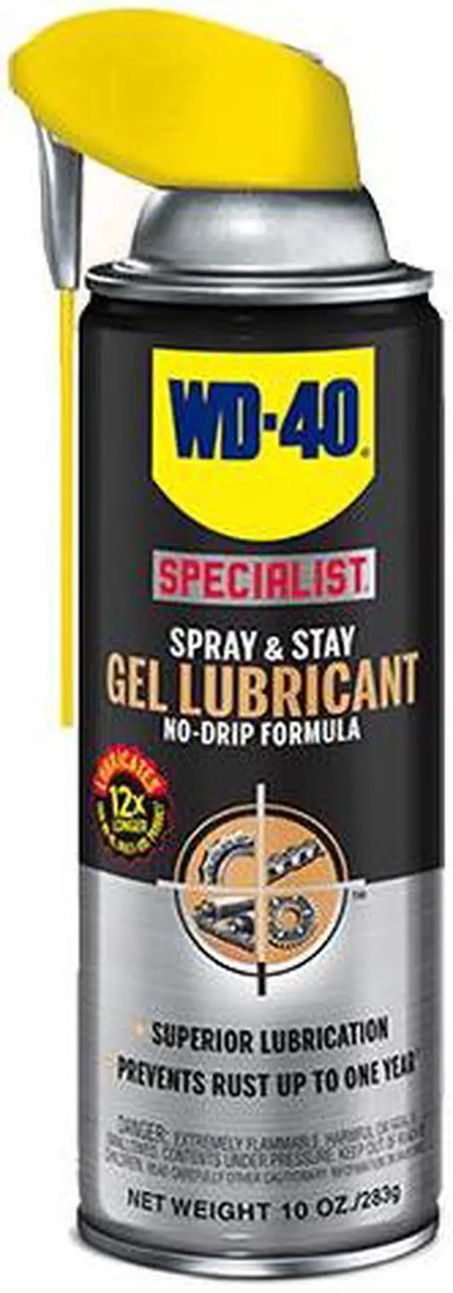 Alt view image 13 of 16 - WD-40 Specialist Spray & Stay Gel 10 oz Aerosol Can 300103EA