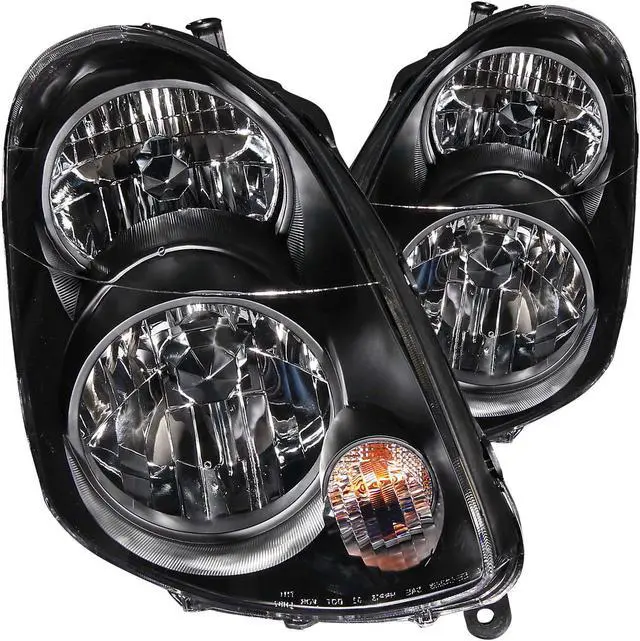 Alt view image 3 of 6 - Anzo USA 121172 Infiniti G35 Black Headlight Assembly - (Sold in Pairs)