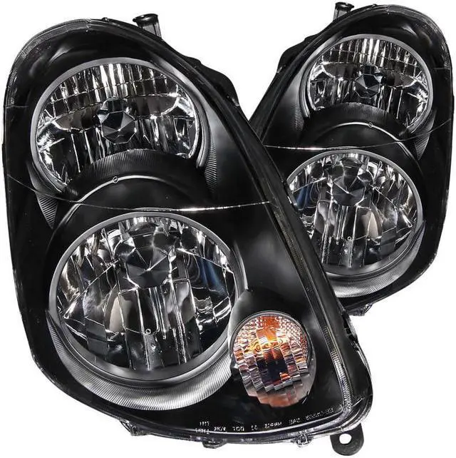 Alt view image 5 of 6 - Anzo USA 121172 Infiniti G35 Black Headlight Assembly - (Sold in Pairs)